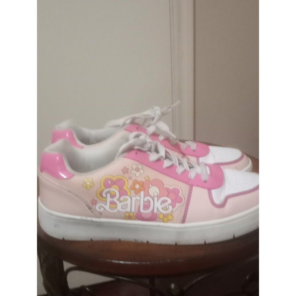 Women’s SIZE 10 BY MATEL PINK Barbie By Mattel Women's Casual Court Sneakers